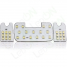Набор светодиодных ламп Sunico для подсветки салона Hyundai Solaris / KIA Rio III с очечником