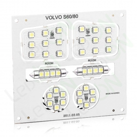 Набор светодиодных ламп для подсветки салона Volvo S80 (98-06)